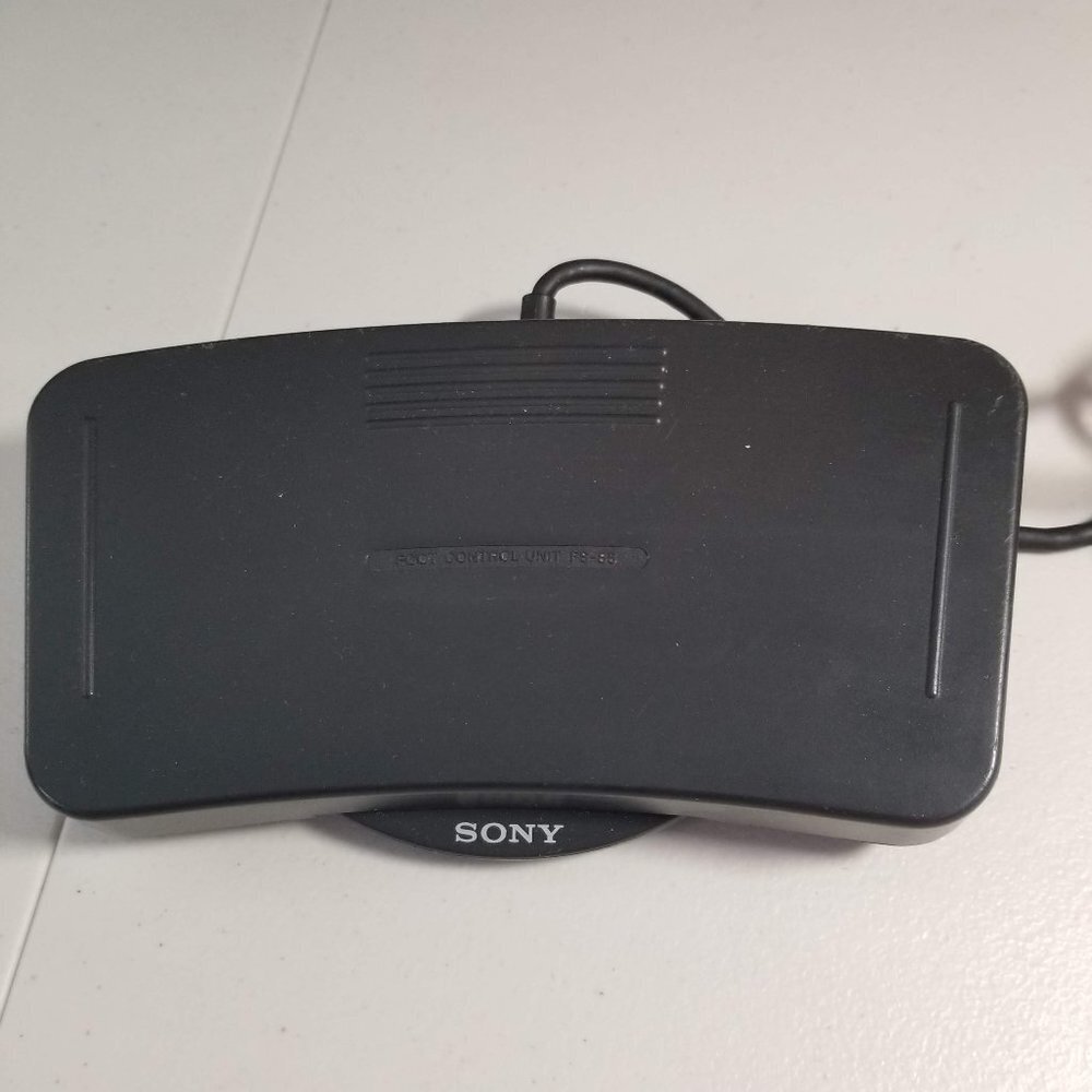 Sony Black FS-85 USB Digital Voice Recorder Transcribing USB Foot Pedal Control